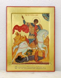 Икона «Георгий Победоносец (чудо о змие)» Егорьевск